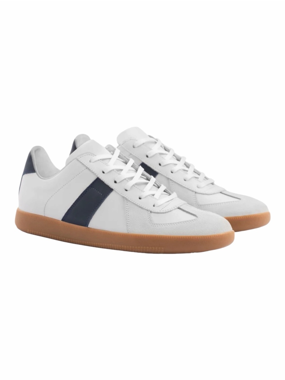Beckett Simonon Morgan Classic Low Top Sneakers White Blue Gum Size 11